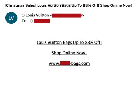 louis vuitton spam mail|louis vuitton scam.